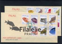 1995 PALAU/FISH/2FDC 840/53