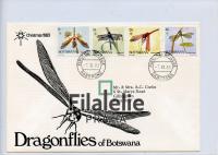 1983 BOTSWANA/DRAGONFLIES/FDC 333/6