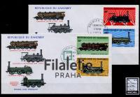 1974 DAHOMEY/TRAIN/2FDC 590/3