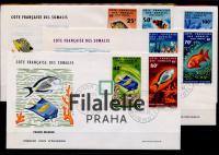 1966 COTEdSOMAL/FISH/4FDC 377/80+382/4 