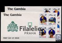1988 GAMBIA/FILM/2FDC 798/805