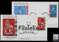 1973 MALI/CHESS/2FDC 375/6