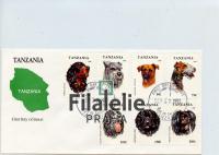 1993 TANZANIA/DOG/FDC 1599/1605