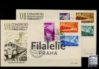 1958 ESPANA/TRAIN/2FDC 1129/34