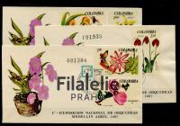 1967 COLOMBIA/ORCHID/3FDC 1098/1102