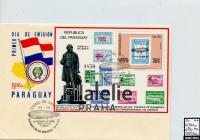 1980 PARAGUAY/HILL/STAMP/FDC 3279/Bl.350