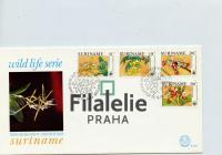 1986 SURINAM/WWF/ORCHID/FDC 1166/9