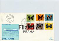 1972 SURINAM/BUTTERFLY/FDC 630/5