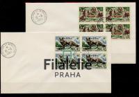 1964 St.PIERRE/FAUNA/2FDC 408/9(4Bl)