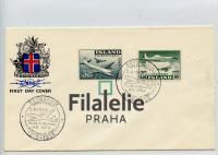 1959 ISLAND/AIR/FDC 333/4