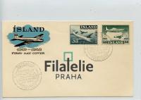 1959 ISLAND/AIR/FDC 333/4