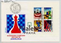 1990 JUGO/CHESS/FDC/SILVER 2443/Bl.38