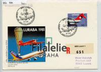 1981 SWISS/AIR/LURABA/FDC 1195