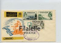 1953 GIBRALTAR/QEII/FDC 134/6