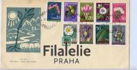 1957 JUGOSLAVIA/FLORA/FDC 812/20(10dinFAUL)