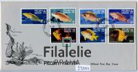 1984 PITCAIRN/FISH/2FDC 238/50 2SCAN