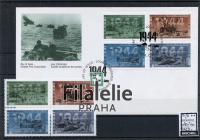 1994 CANADA/1944/WWII 1456/9+FDC VI