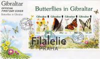 1997 GIBRALTAR/BUTTERFLIES/FDC 793/Bl.28