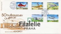 1985 ALDERNEY/AIRPORT/FDC 18/22