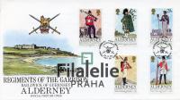 1985 ALDERNEY/REGIMENTS/FDC 23/7