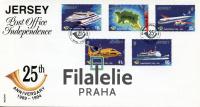 1994 JERSEY/TRANSPORT/2FDC 669/73+Bl.9 2SCAN