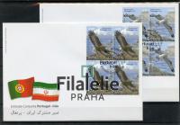 2009 PORTUGAL/IRAN/BIRD/2FDC 3451/2(4Bl)