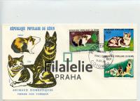 FDC BENIN/DOG/CAT 267/9