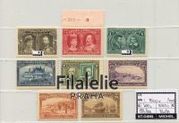 1908 CANADA SG188/9*190/5** 1150L