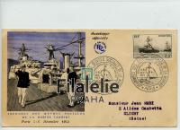 1953 FRANCE FDC 2SCAN