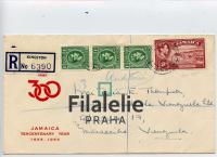 1955 JAMAICA/VENEZUELA KGVI/REGIST. 2SCAN