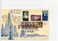 1952 SOUTH AFRICA FDC/REGIST. 2SCAN
