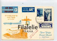 1957 ISRAEL/BRAZIL REGIST. 2SCAN