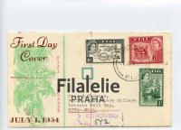 1954 FIJI QEII/FDC/REG 2SCAN