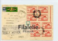 1950 BRASIL/US REG/FDC/AIR 2SCAN