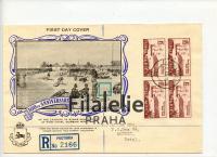 1949 S.AFRICA/NATAL FDC/REG 2SCAN