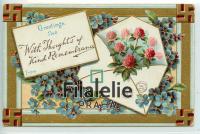 1909 GREETINGS/US/EMBOSS POST/2SCAN