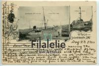 1900 SHIP/GENOA/P.DELGADA/US POST/2SCAN