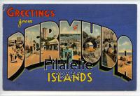 1937 BERMUDA/GREETINGS POST/2SCAN