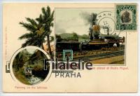 1910 TRAIN/BOAT/PANAMA POST/2SCAN