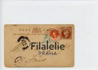 1890 ENGLAND/FRANCE PostCard