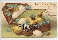 1905 EASTER/AUSTRIA/EMBOSS  POST/2SCAN