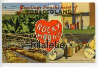 1949 TOBACCOLAND/ROCKY MOUNT. POST/2SCAN