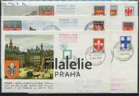 1958 FRANCE/HERALDIC/7FDC 1217/23