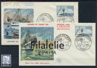 1960 FRANCE/SHIP/2FDC 1293 I/II