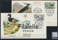 1960 FRANCE/BIRD/2FDC 1332/3