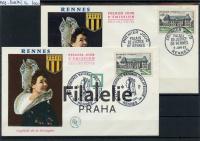 1962 FRANCE/RENNES/2FDC 1405