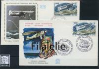 1977 FRANCE/LINDBERGH/2FDC 2032 I/II