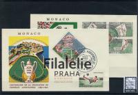 1963 MONACO/FOOTBALL/4FDC 744/55 2SCAN