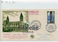 1954 FRANCE/CASTLE/FDC 1012