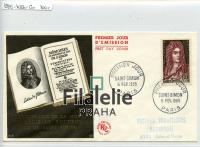 1955 FRANCE/SIMON/FDC 1034 2SCAN